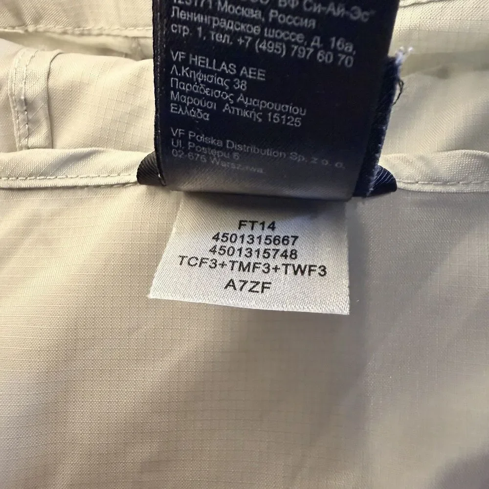 The North Face Antora Rain Jacket Men's Medium Gray Full Zip Hooded Windbreaker